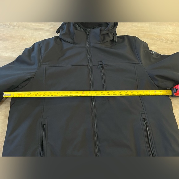 CALVIN KLEIN Mens Black Jacket With Shell & Zip out Puffer Jacket inside. - Picture 10 of 12